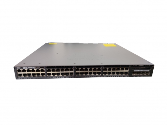 Cisco WS-C3650-48FS-S 48 Port PoE+ 4x1G Uplink ports Switch 